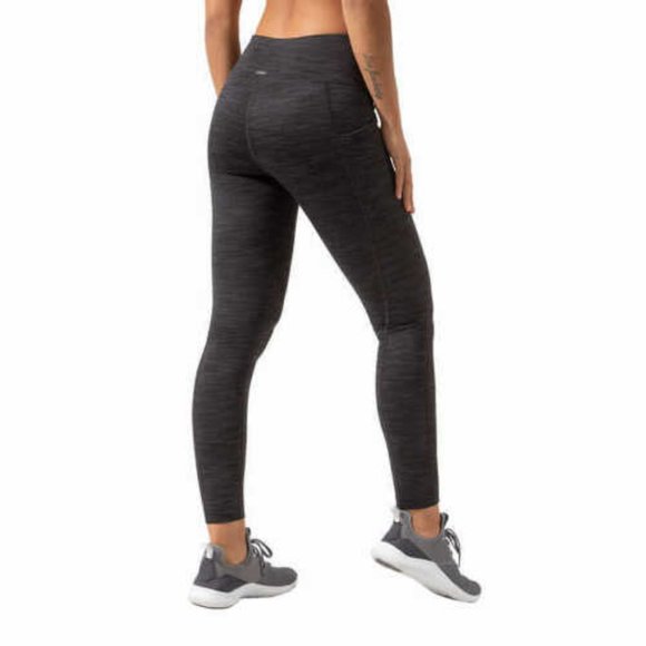 MONDETTA Women Brushed Jacquard Legging Tight -- Black Combo - Picture 2 of 10